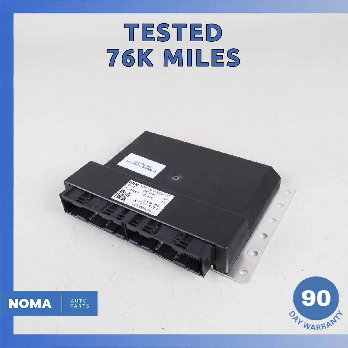 16-22 BMW G12 740i 750Li Active Air Suspension Control Module VDP OEM 76k - photo 1
