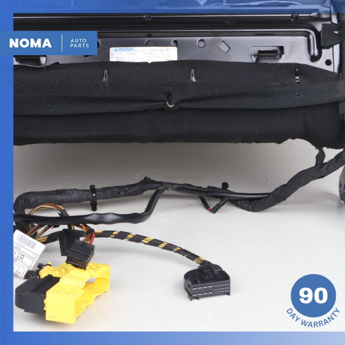 10-13 BMW F10 550i Front Right or Left Top Upper Seat Cushion Nappa Black OEM - photo 13