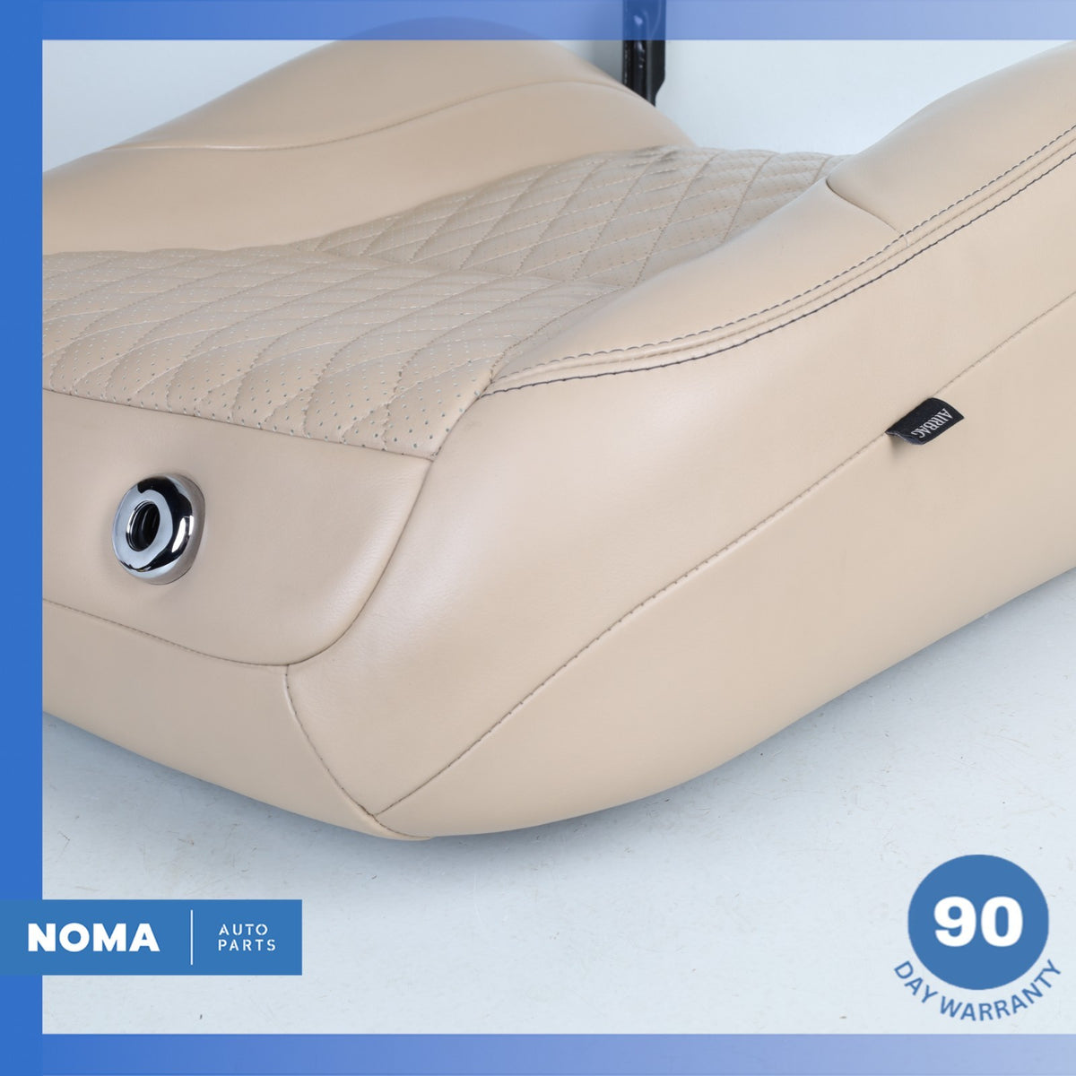 14-19 Jaguar X351 XJL XJR Front Right Passenger Top Upper Seat Cushion Beige OEM - photo 7