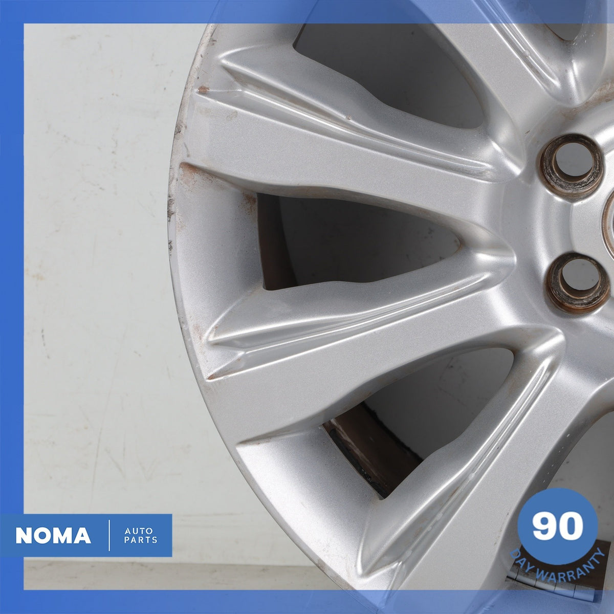 13-22 Land Rover Range Rover L405 Style D 9.5 x R21 21" Wheel Rim Silver OEM - photo 7