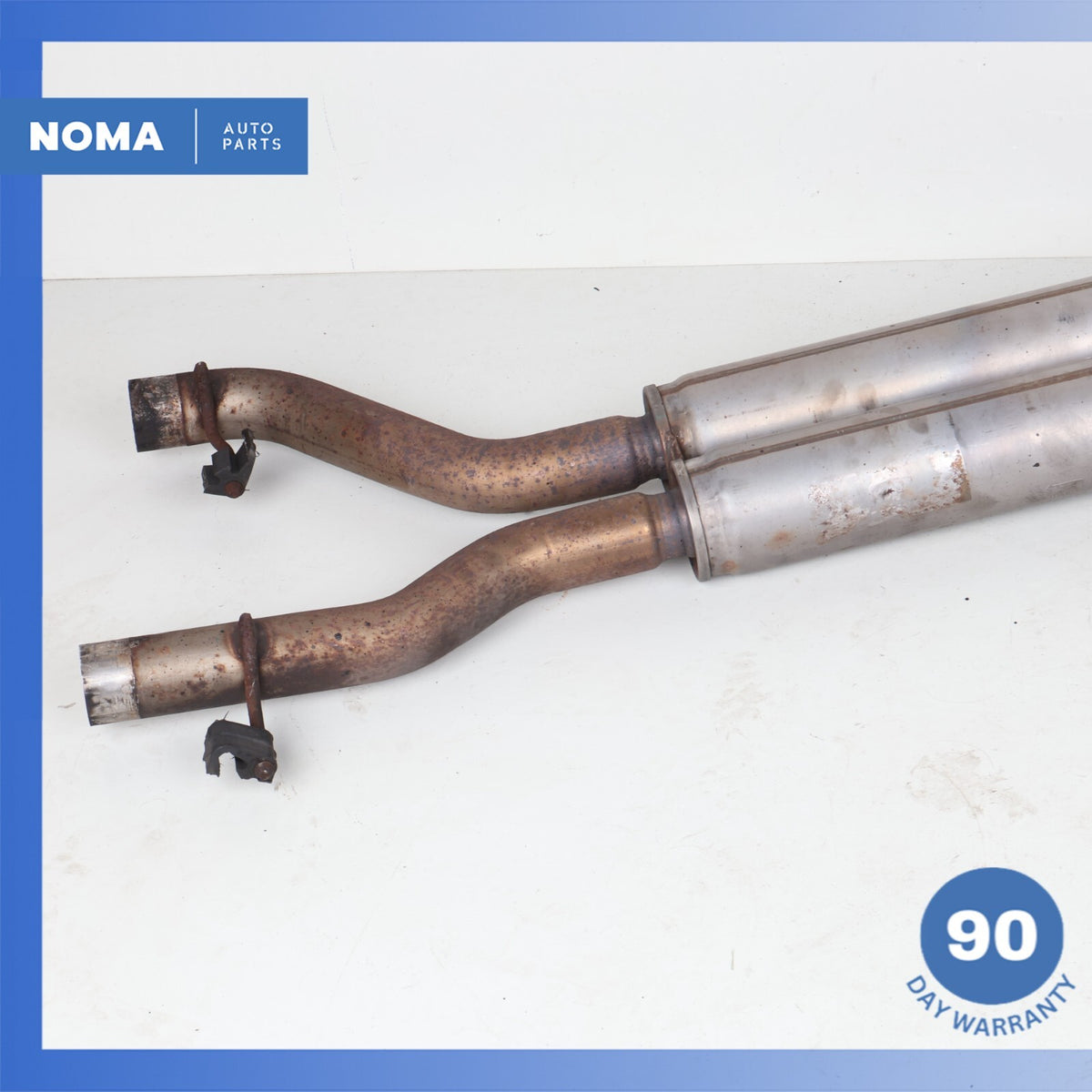 17-20 Jaguar X761 F-Pace Center Exhaust Muffler Resonator Pipe OEM 77k - photo 10