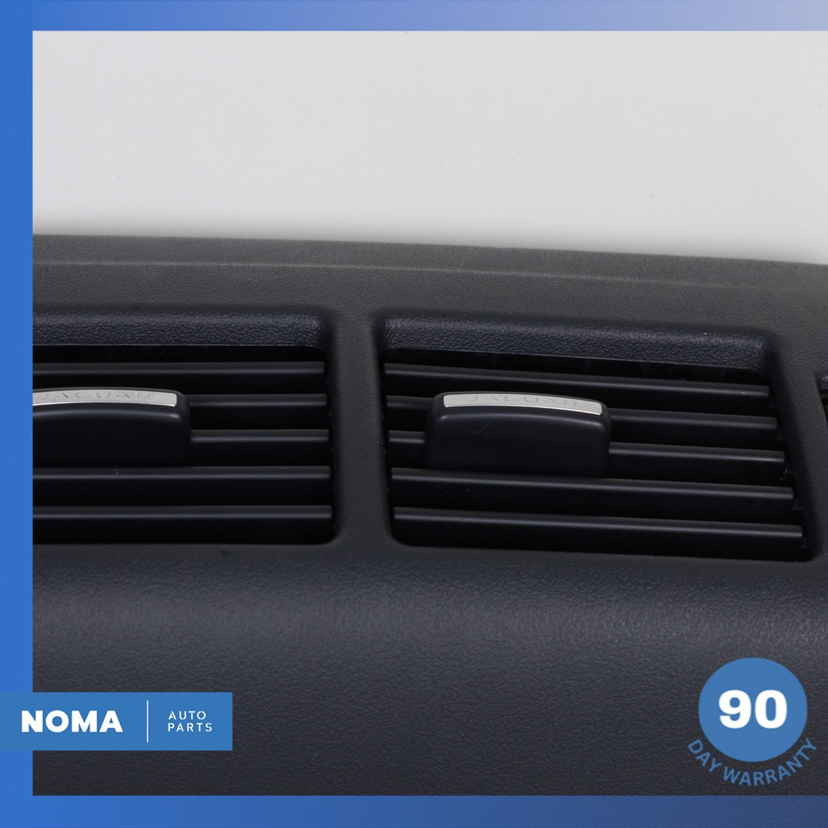 17-23 Jaguar X761 F-Pace Rear Center Console Air Vent Trim Black T4A3385 OEM - photo 3