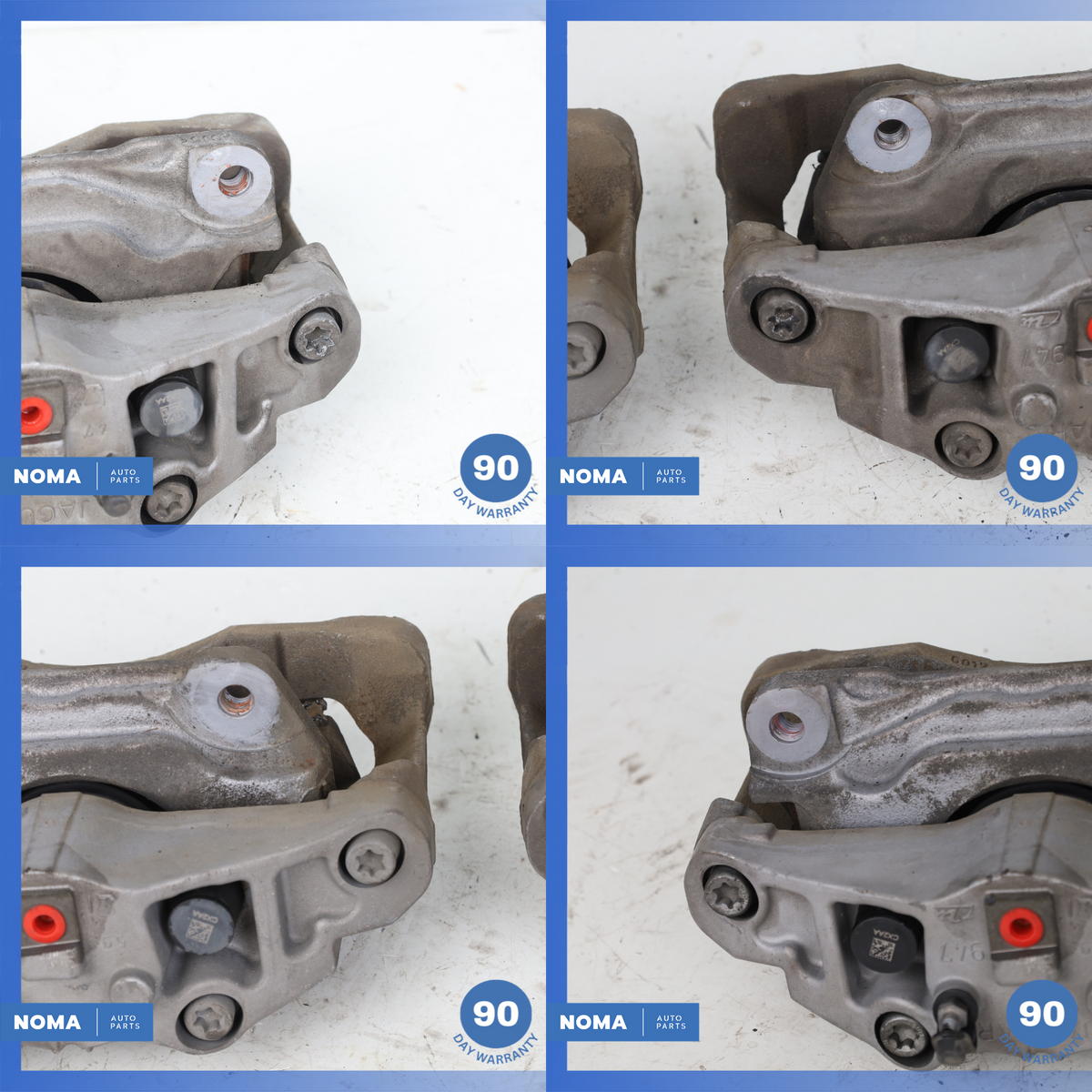 10-15 Jaguar X351 XJ XF XK Front Left & Right Side Brake Caliper Set of 2 OEM - photo 22