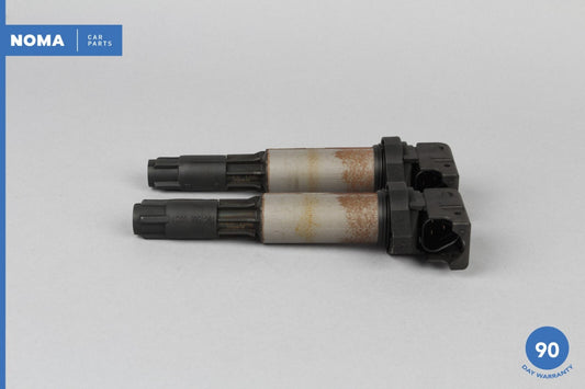 03-07 BMW E60 530i Engine Motor Ignition Coil Plug Set of 2 12131712219 OEM - photo 1
