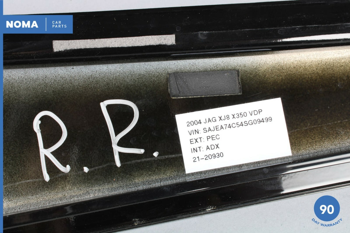 04-09 Jaguar XJ8 XJR X350 X358 Rear Right Side B-Pillar Exterior Molding OEM - photo 6