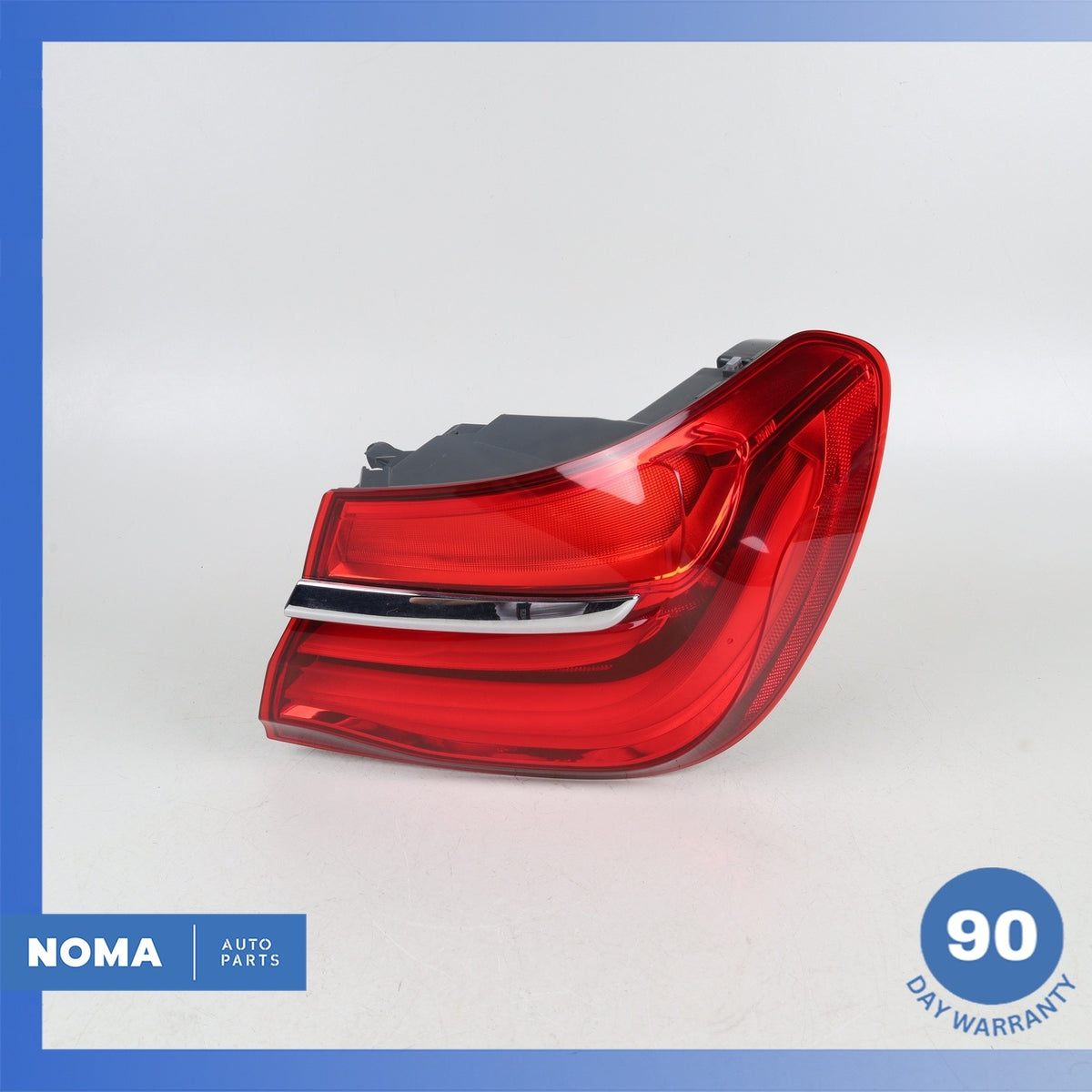 16-19 BMW G12 740i 750Li Rear Right Outer Tail Light Lamp LED w/ Molding OEM 76k - photo 2