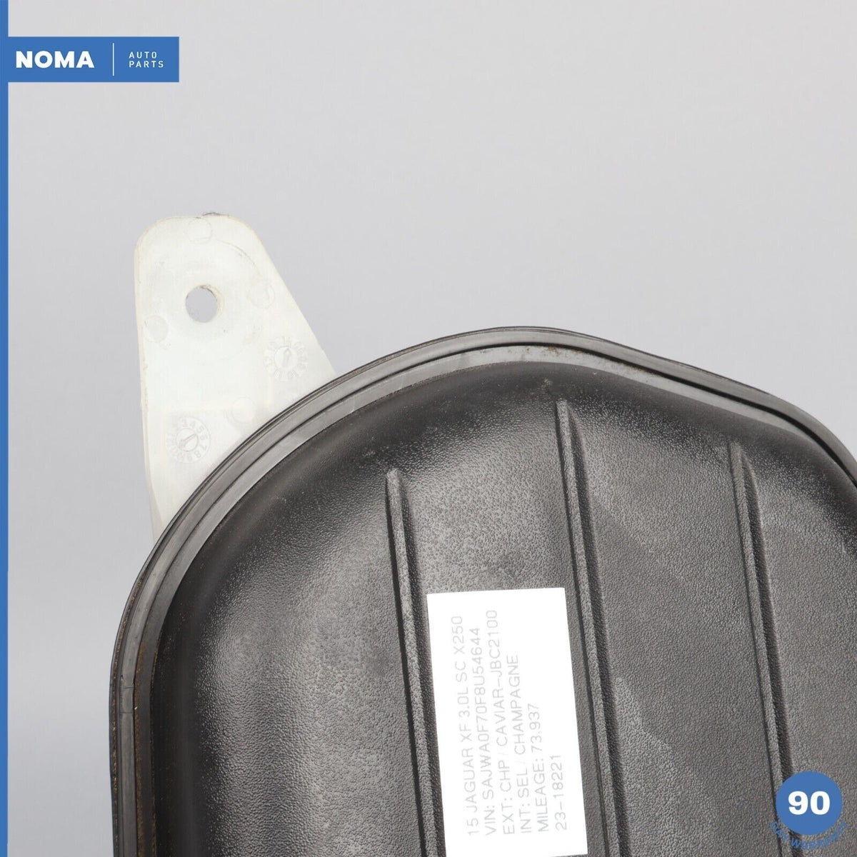 10-15 Jaguar X250 XF XFR XK Coolant Expansion Tank Reservoir CW938A080AB OEM 74k - photo 3