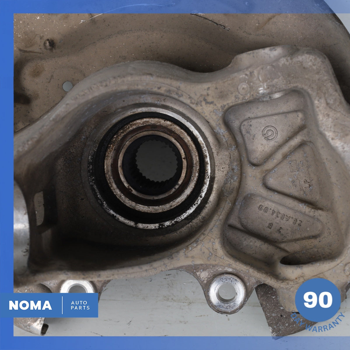 12-19 LR Range Rover Evoque L538 Rear Left Spindle Knuckle Hub w/ Shield OEM - photo 8
