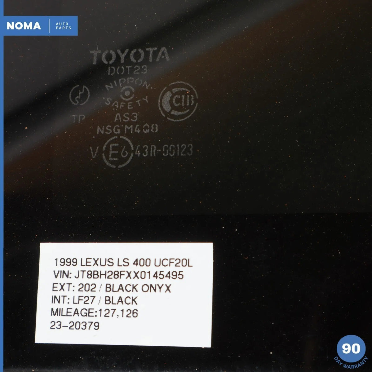 95-00 Lexus XF20 LS400 Exterior Sunroof Sun Roof Window Glass Panel OEM - photo 12