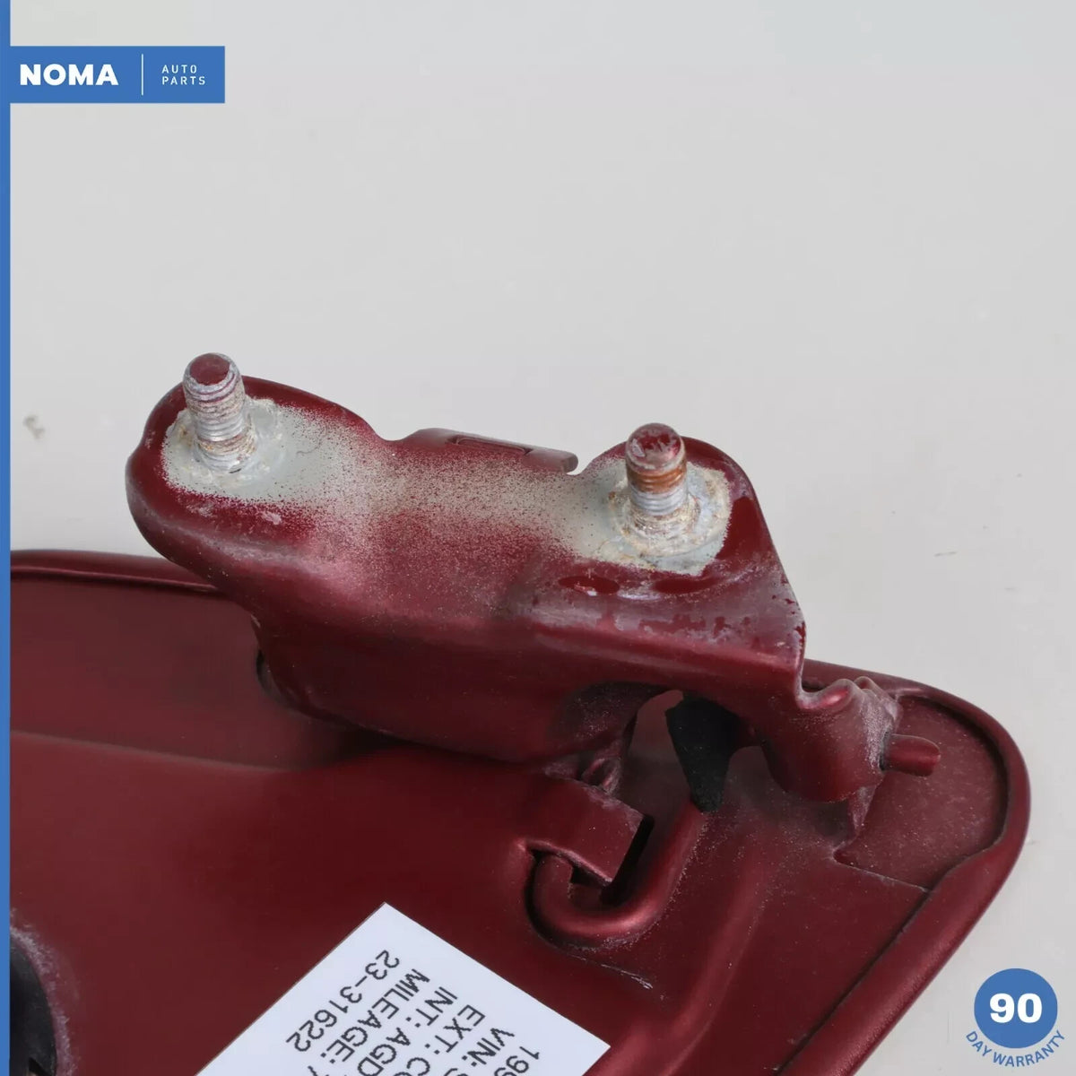 98-03 Jaguar X308 XJ XJR Fuel Filler Gas Tank Door Flap Lid Red OEM - photo 8