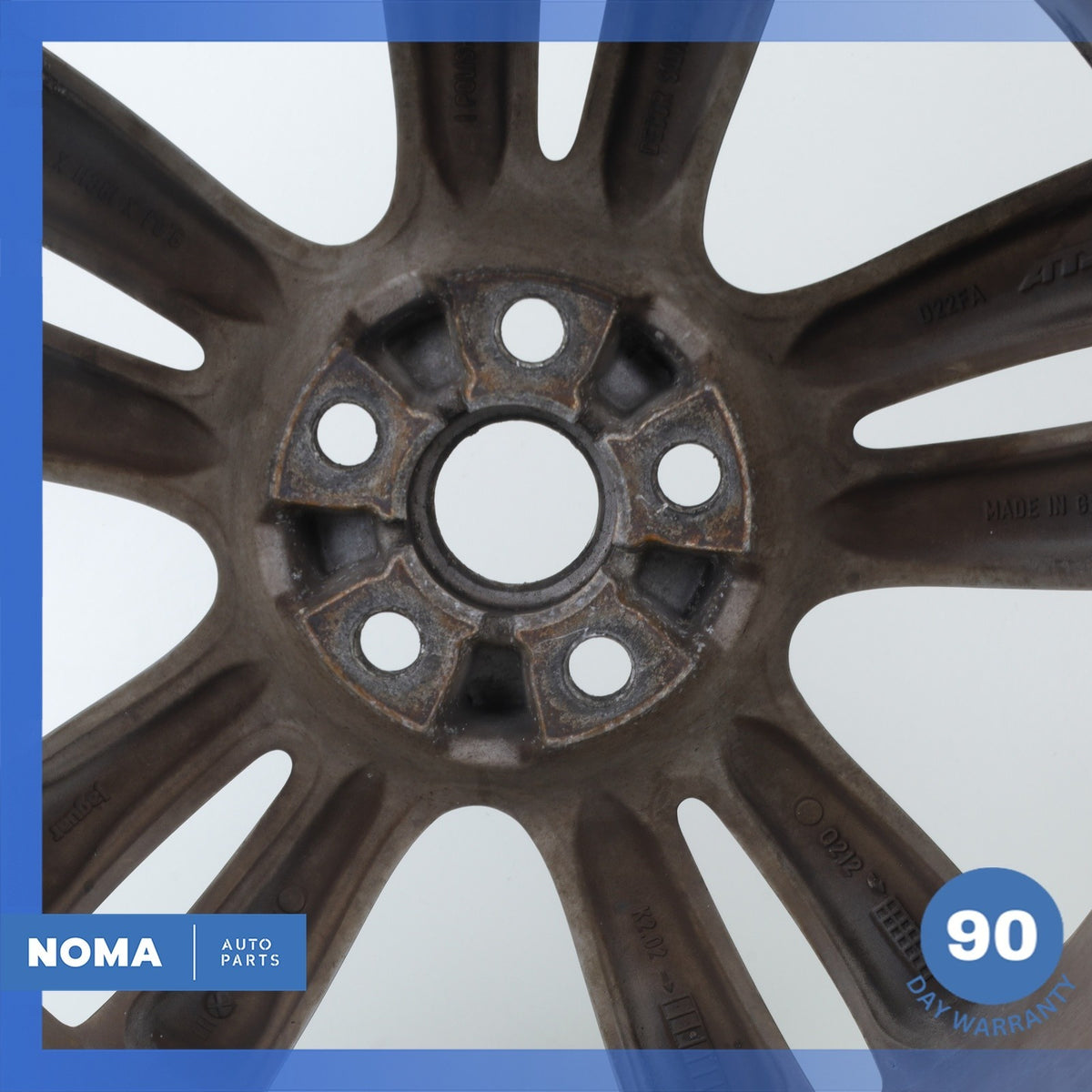 10-19 Jaguar X351 XJ Toba 9J x R19 19" Wheel Rim Set Silver OEM - photo 23