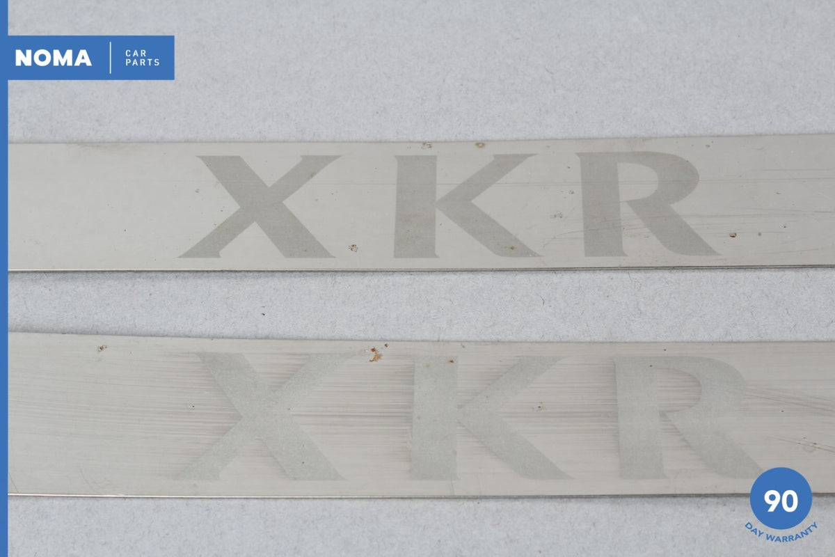 2006 Jaguar XKR X100 Front Left and Right Side Scuff Tread Panel Trim Set OEM - photo 4