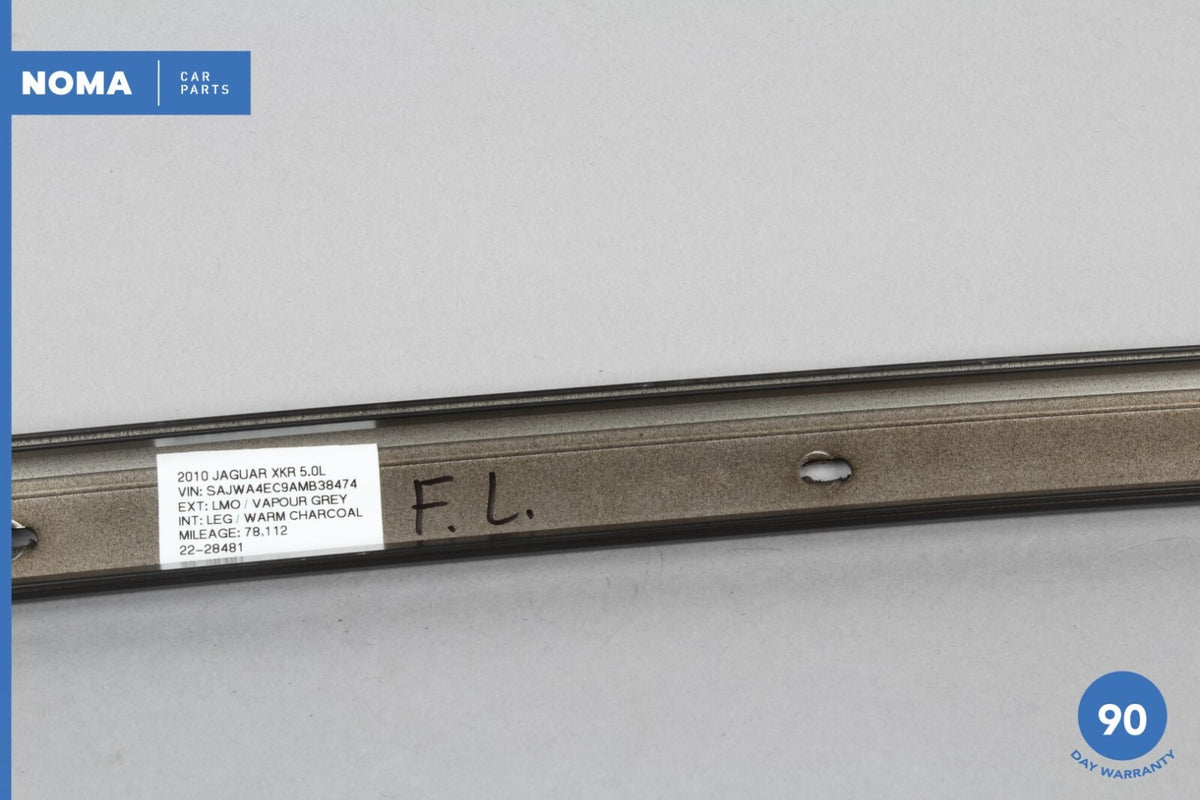 07- 15 Jaguar XK XKR X150 Front Left A Pillar Exterior Molding Weatherstrip OEM - photo 12