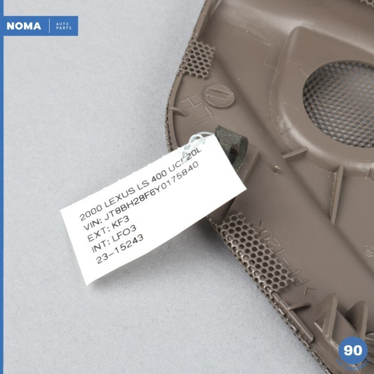 98-00 Lexus LS400 XF20 Front Left Side Door Tweeter Speaker Cover Tan OEM - photo 8