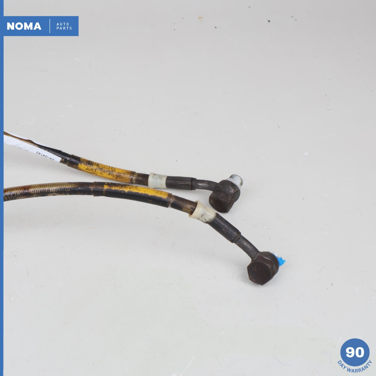 00-06 Jaguar X100 XKR Rear Right & Left Side Hydraulic Brake Hose Line Set OEM - photo 6