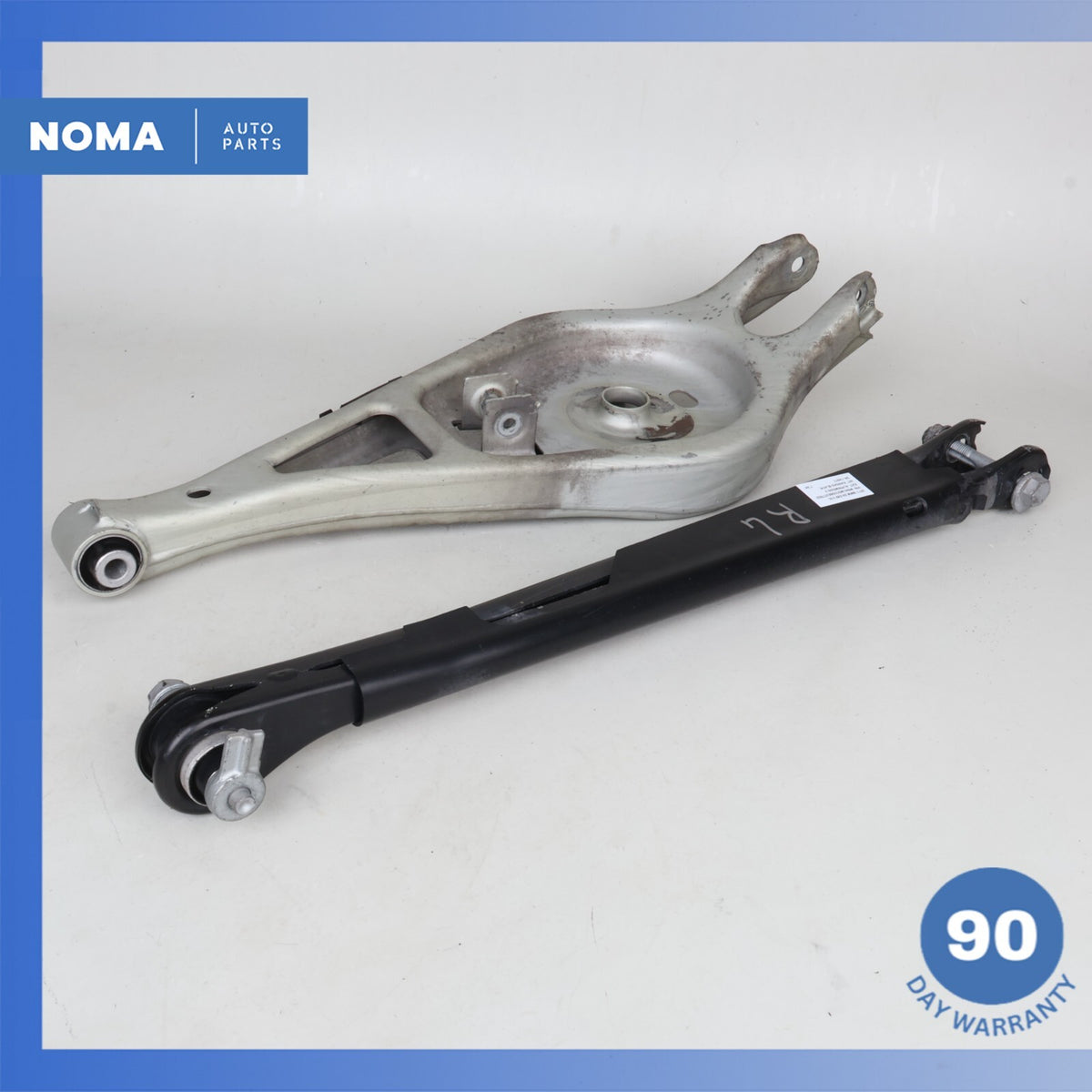 03-16 BMW E85 E89 Z4 Rear Left Spring Support & Lower Control Arm Set OEM - photo 1