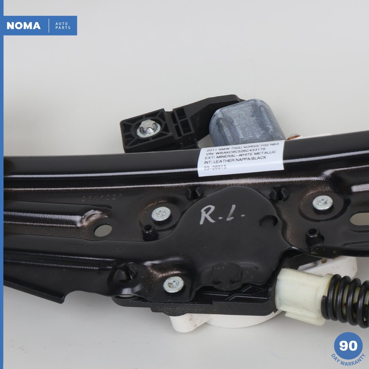 09-15 BMW 750Li F01 Rear Left Driver Side Window Motor Regulator 51357182615 OEM - photo 13