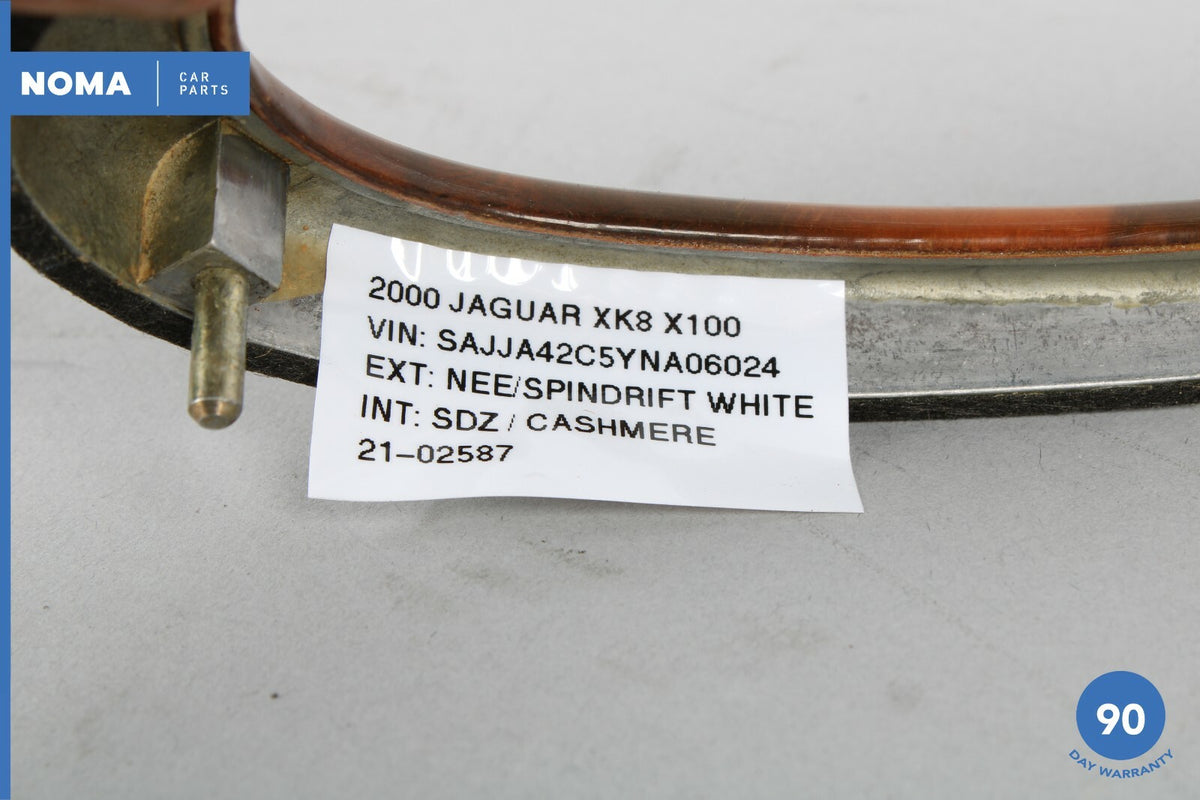 00-05 Jaguar XK8 X100 Front Left Side Dashboard AC Vent Trim Wood GJB6927BB OEM - photo 10