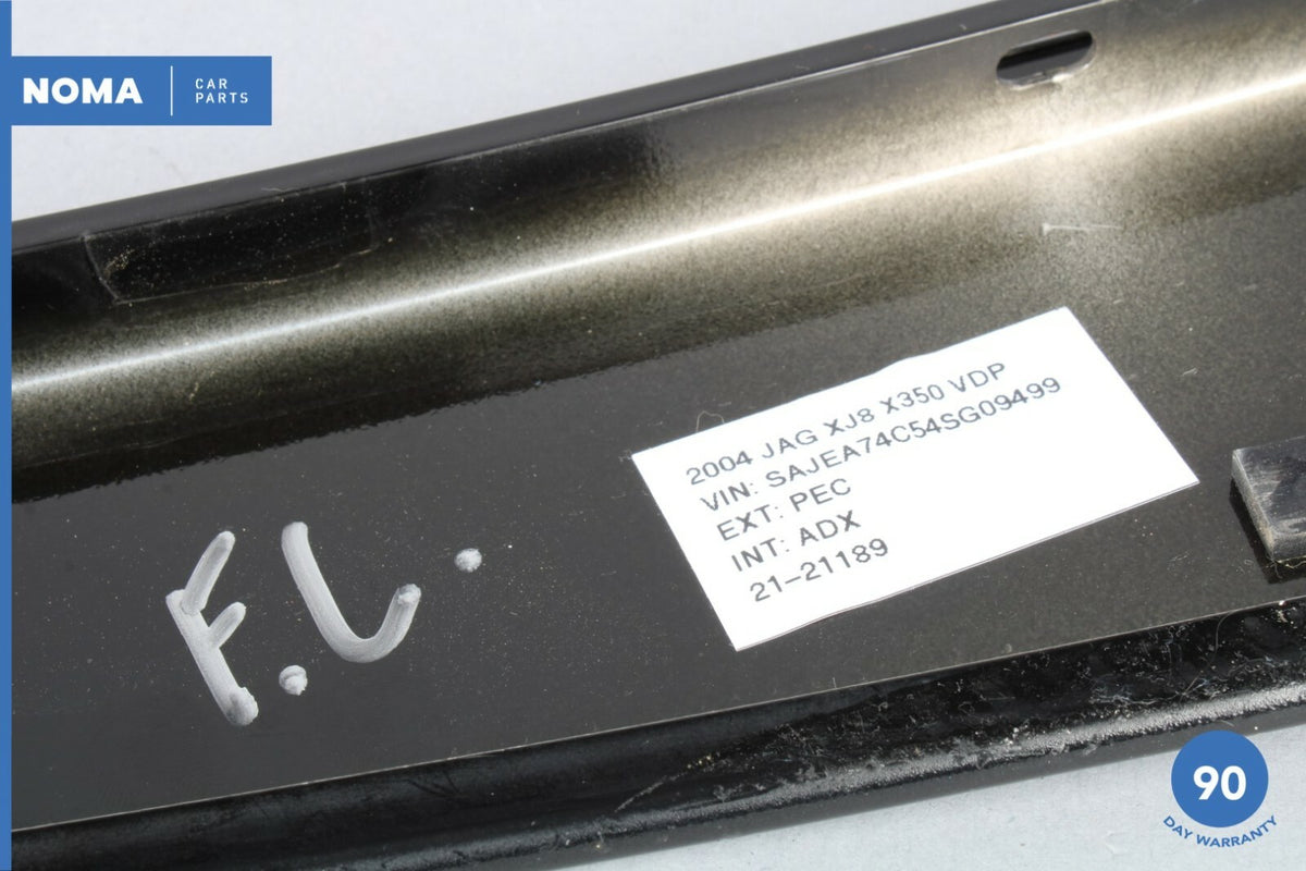 04-09 Jaguar XJ8 XJR VDP X350 X358 Front Left Side B-Pillar Exterior Molding OEM - photo 12