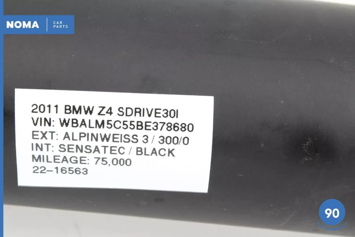 09-11 BMW E89 Z4 3.0i Rear Drive Shaft Driveshaft Propeller Propshaft OEM 75k - photo 12
