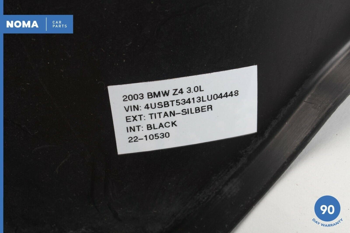 03-08 BMW E85 E86 Z4 Rear Left Driver Side Wheel Arch Splash Guard 7012729 OEM - photo 12