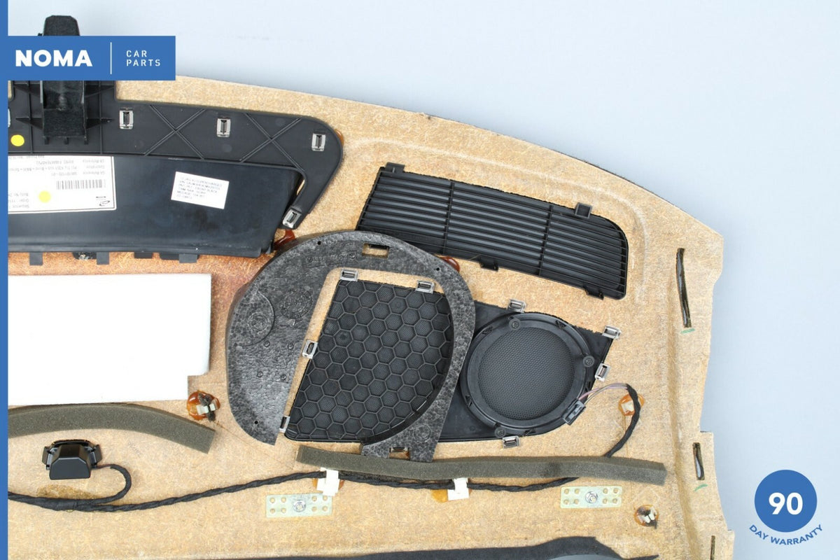 10-15 Jaguar XJ X351 Rear Parcel Shelf Trim Panel w/ Grilles & Harness PVJ OEM - photo 10
