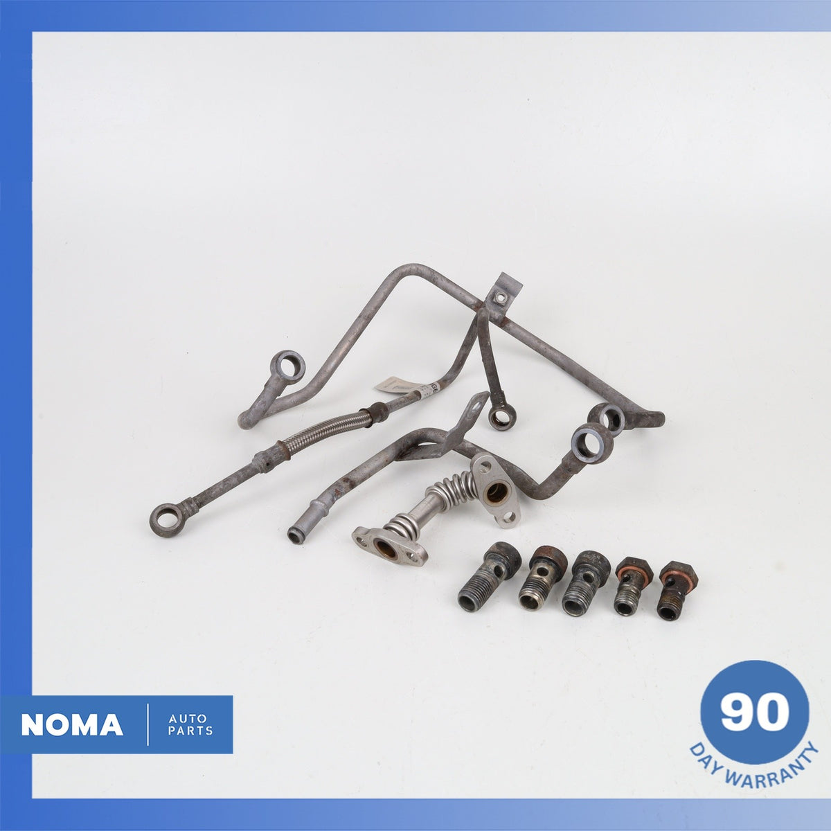 12-17 Range Rover Evoque L538 XE 204PT Turbo Turbocharger Oil Line Set OEM - photo 1