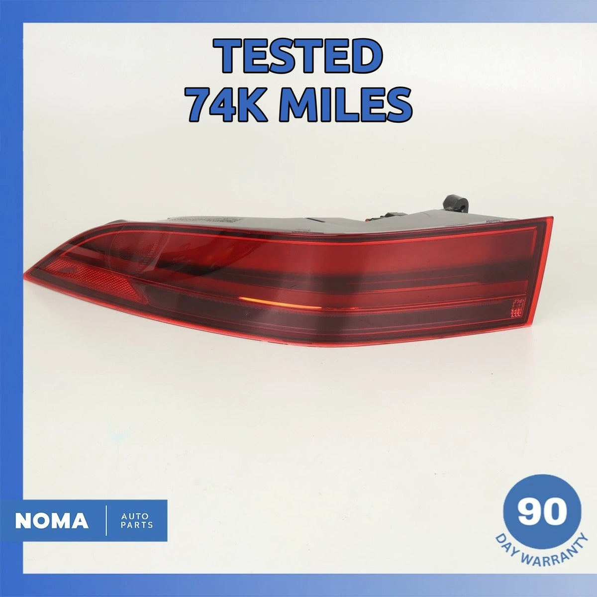 18-20 Jaguar X540 E-Pace Rear Left Outer Tail Light Lamp OEM 74k - photo 1