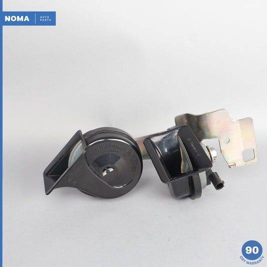 04-10 BMW 650i E63 E64 High & Low Tone Note Pitch Alarm Horn Siren Set OEM - photo 1