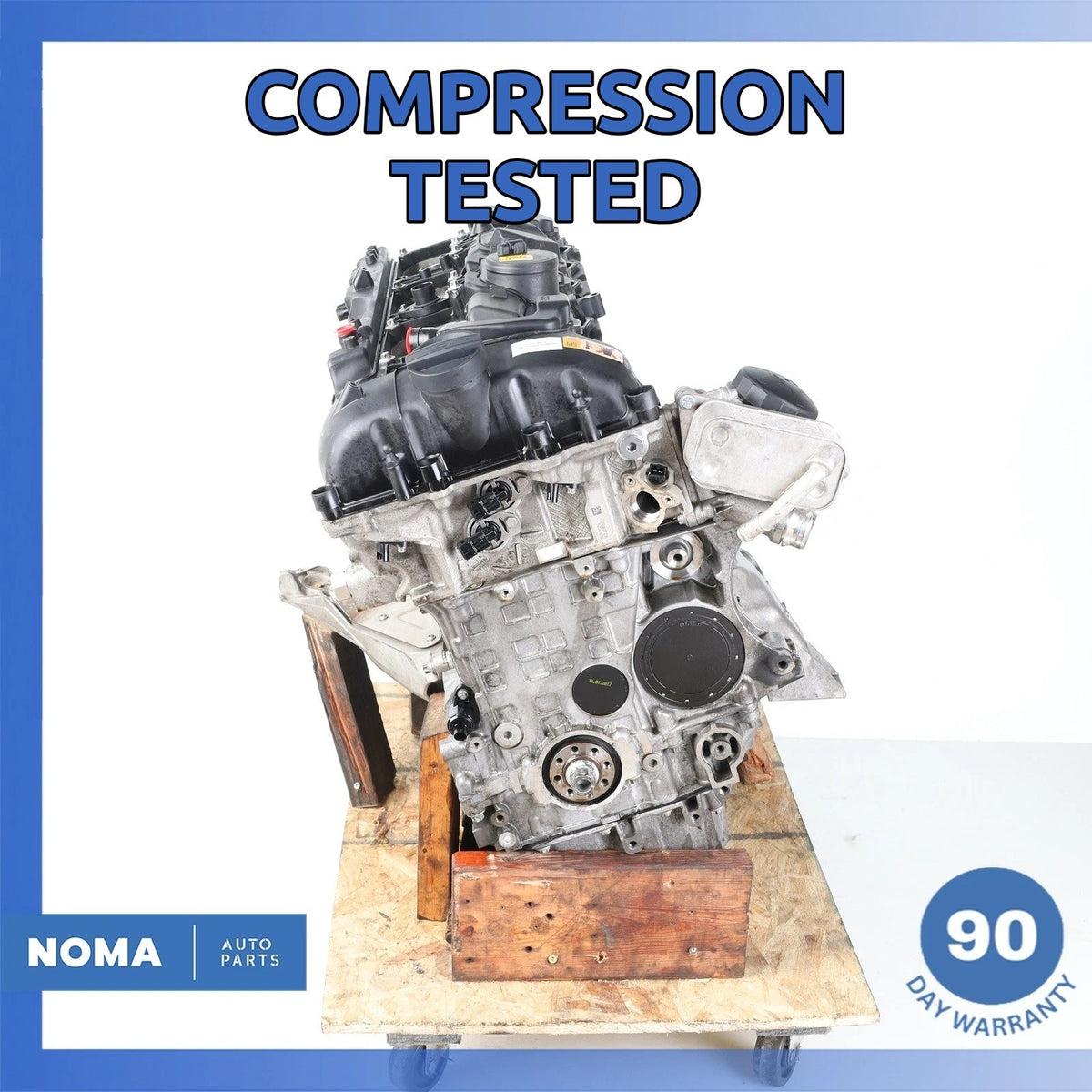 12-19 BMW F15 X5 335i X3 3.0L Straight Six N55B30 Engine Motor Assembly OEM 120k - photo 1
