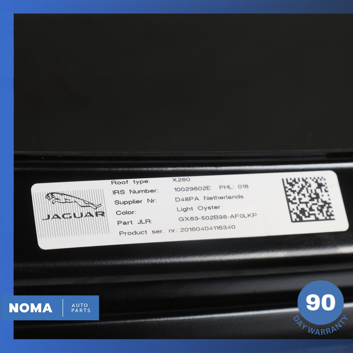 16-23 Jaguar X260 XF Sedan Center Middle Panoramic Roof Glass GX63500A18AC OEM - photo 13