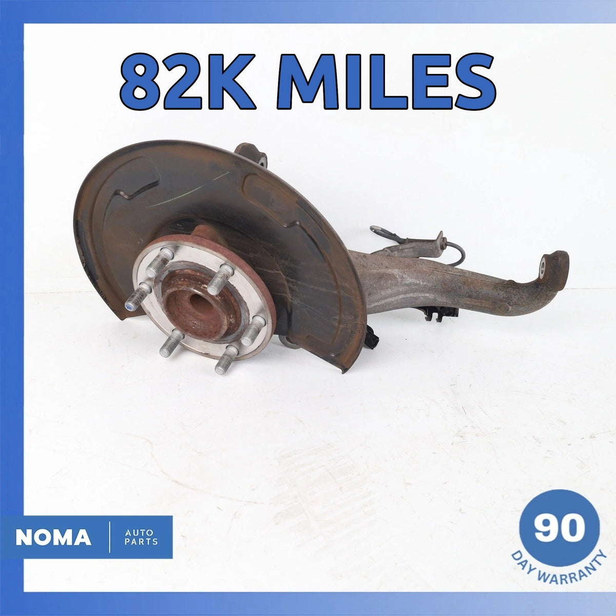 11-24 Infiniti Z62 QX80 RWD Front Left Spindle Knuckle Hub w/ Shield OEM 82k - photo 1