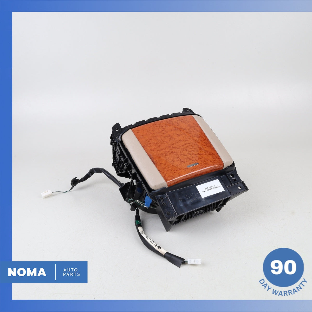 2008 Lexus MHU33 RX400h Center Console Cupholder Storage Trim Wood OEM - photo 1