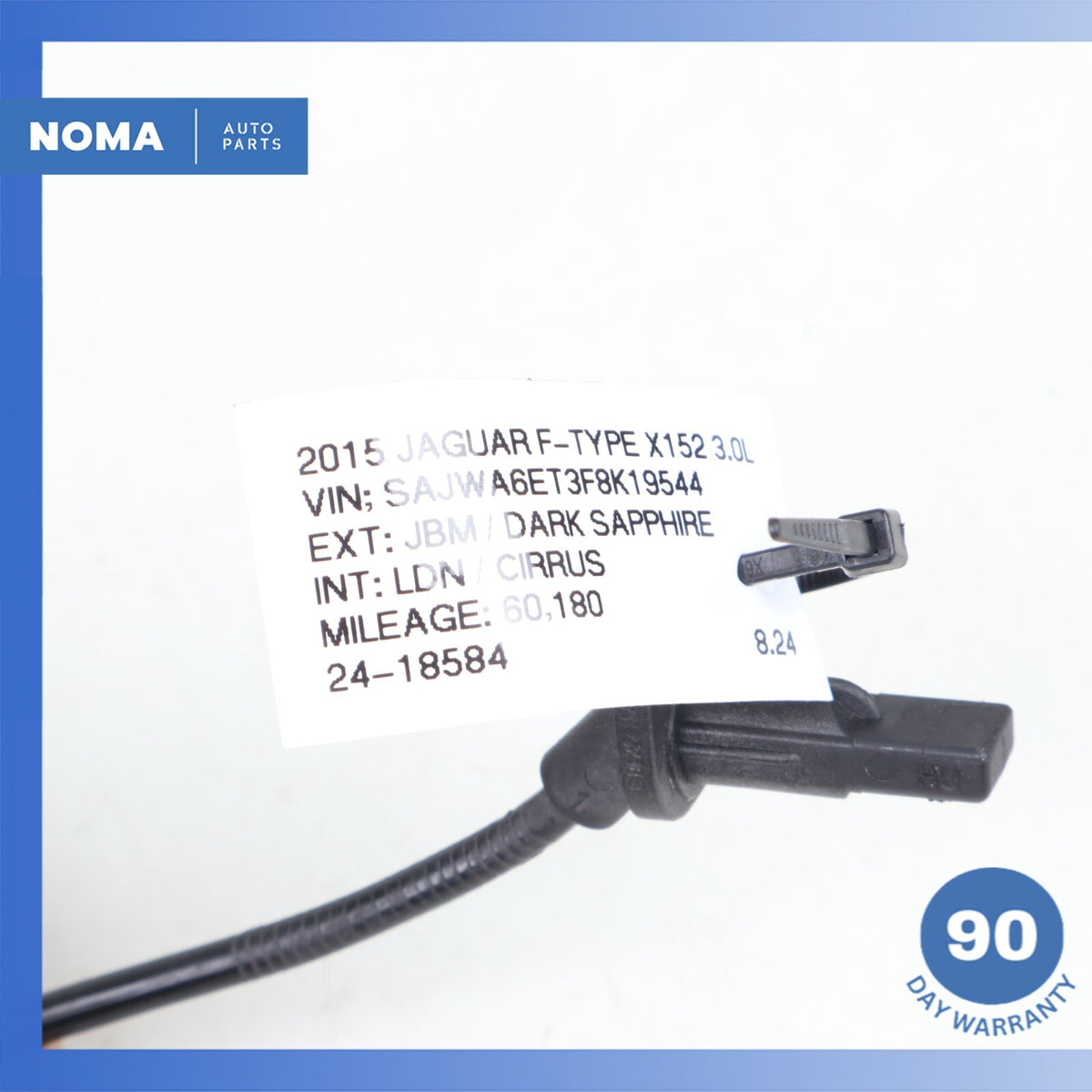 10-16 Jaguar X152 F-Type Rear Right & Left ABS Wheel Speed Sensor Set of 2 OEM - photo 15