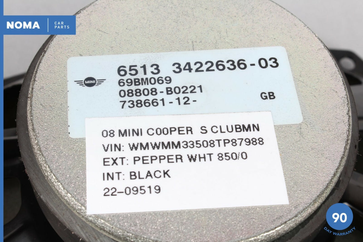 07-10 Mini Cooper S Clubman R55 Rear Left or Right Door Hi-Fi Speaker Woofer OEM - photo 11