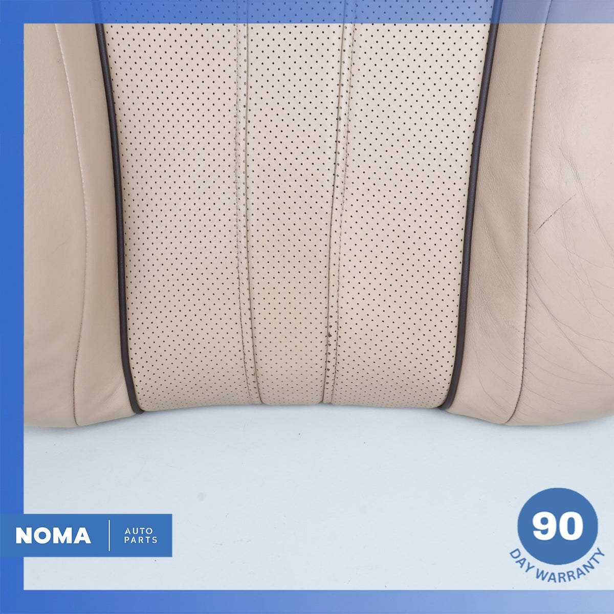 10-19 Jaguar X351 XJL XJR Front Left Driver Top Upper Seat Cushion Beige OEM - photo 7