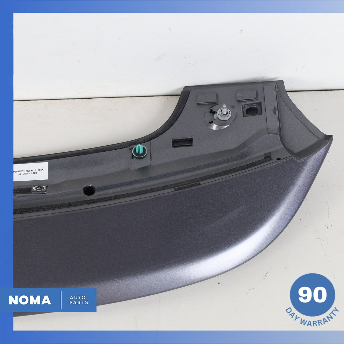 14-17 Lexus ZWA10 CT200h Rear Upper Spoiler Cover Panel Gray 76085-76904 OEM - photo 9