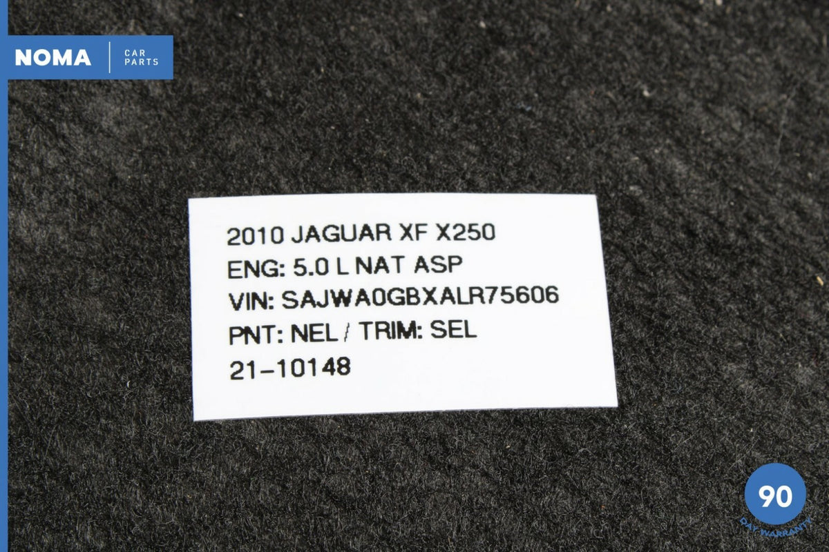 09-15 Jaguar XF XFR X250 Rear Left Driver Side Trunk Carpet Cover Trim OEM - photo 6