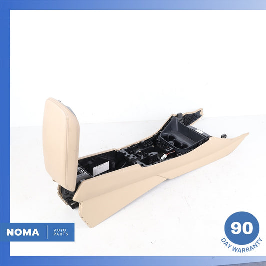 11-17 BMW F25 X3 Center Console Cover Panel w/ Armrest Beige OEM - photo 1