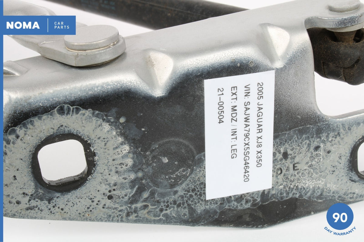04-09 Jaguar XJ8 XJR VDP X350 X358 Right Side Trunk Lid Hinge w/ Strut MDZ OEM - photo 12