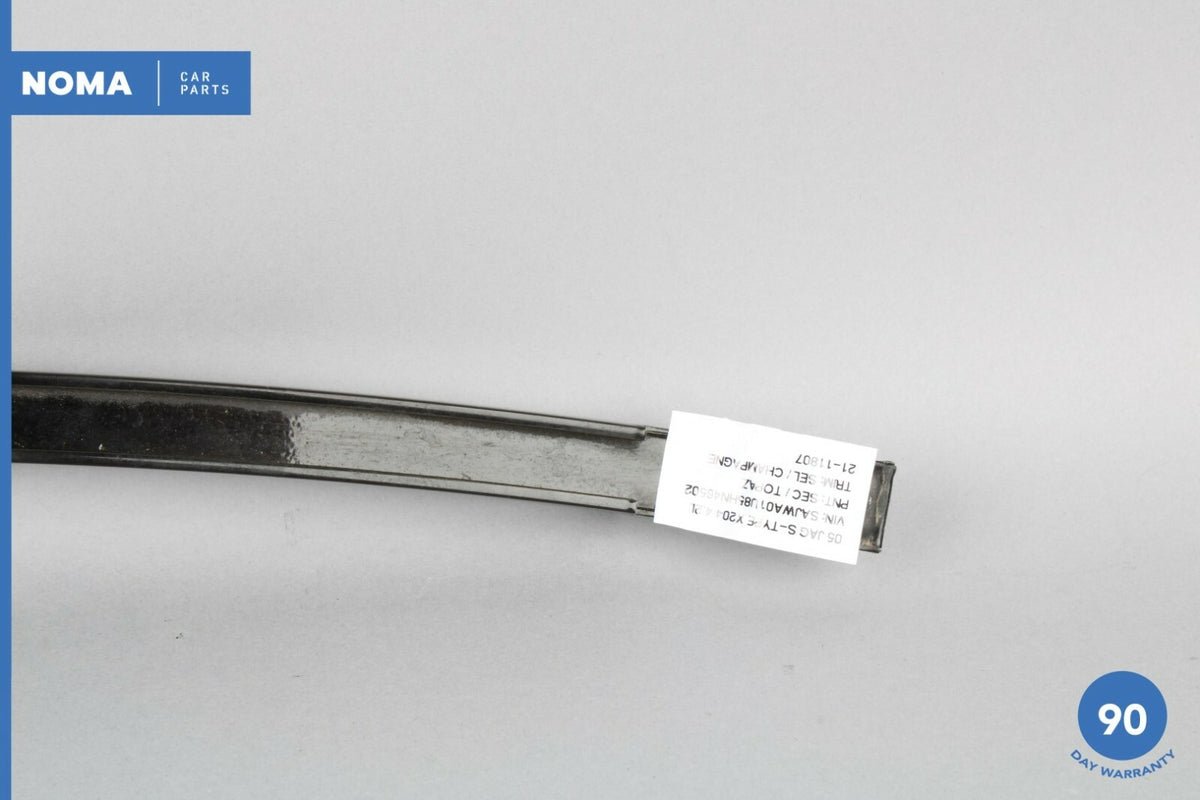03-08 Jaguar S-Type X204 Rear Right Passenger Door Quarter Window Molding OEM - photo 6