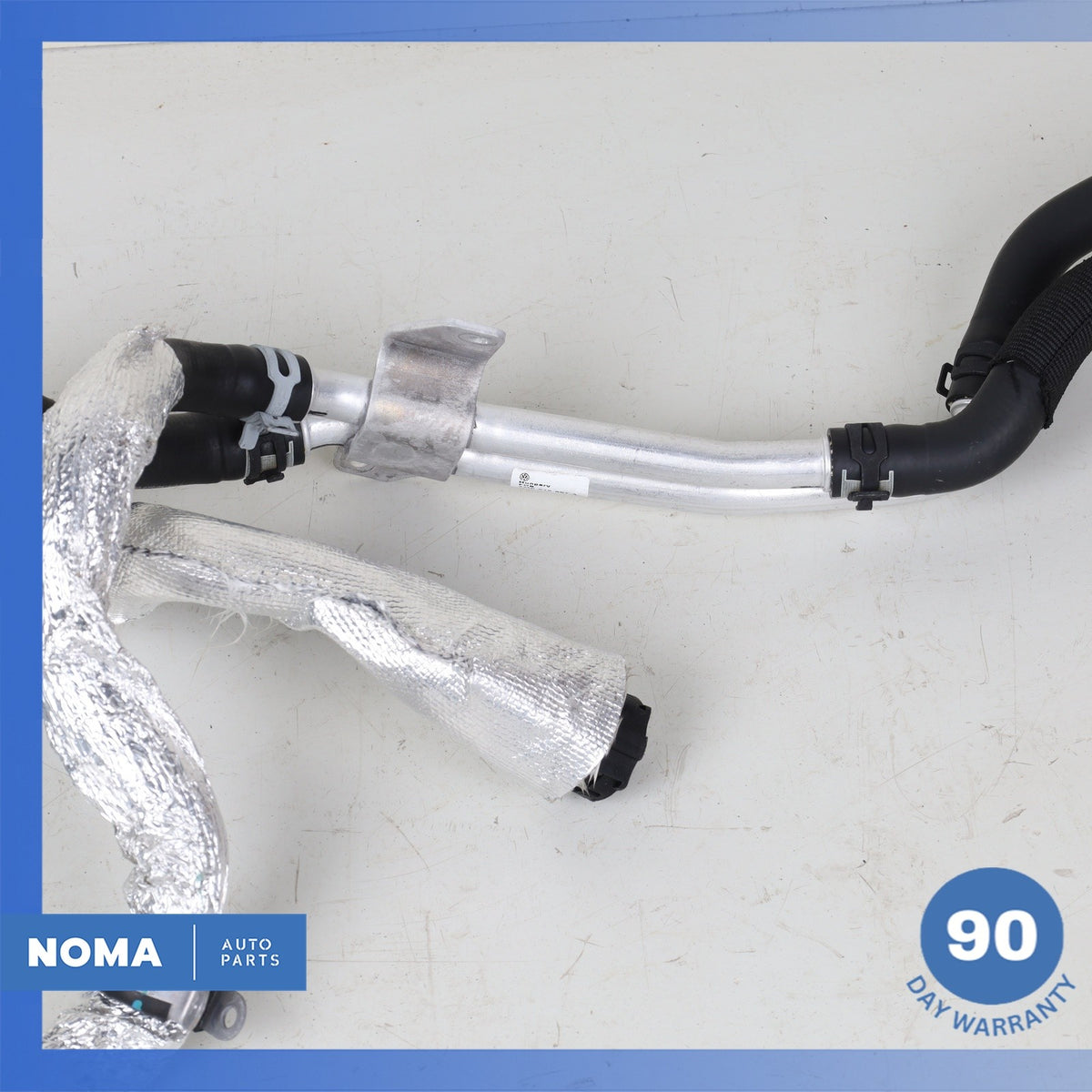 17-19 Audi 4M Q7 Engine Coolant Hose Pipe Set OEM - photo 3