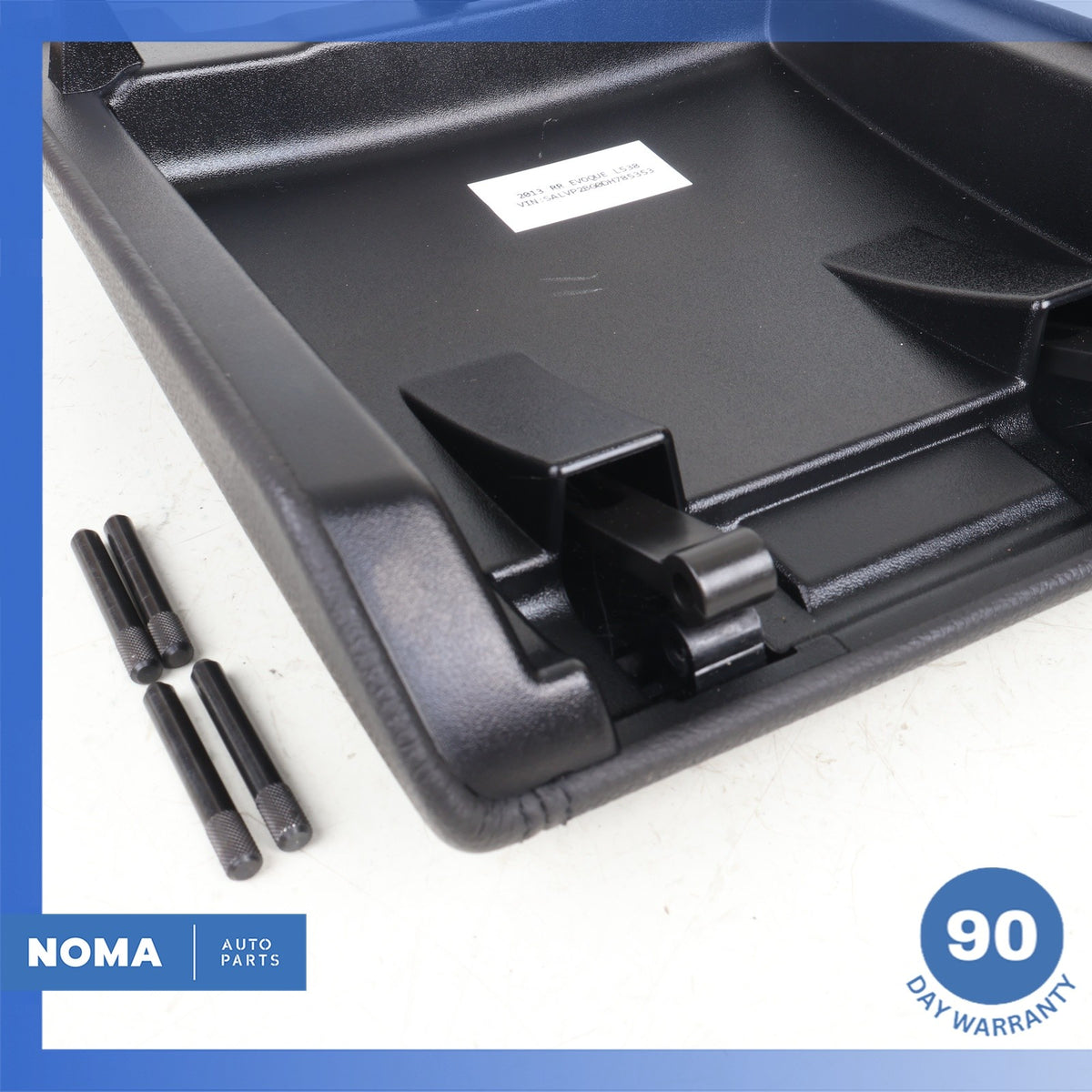 12-13 LR Range Rover Evoque L538 Center Console Armrest Cover Lid Black OEM - photo 12