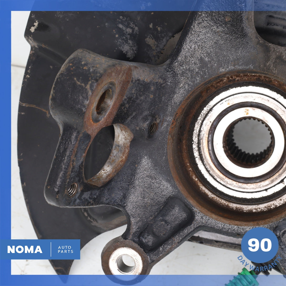 06-09 Land Rover Range Rover L322 Front Right Spindle Knuckle Hub w/ Shield OEM - photo 11