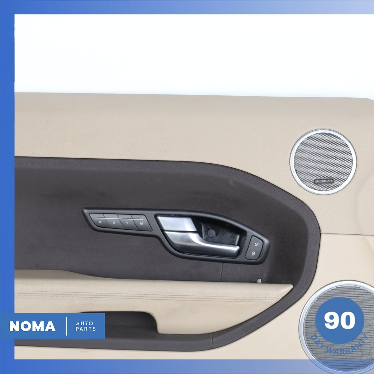 12-19 Range Rover Evoque L538 2DR Front Left Door Trim Panel Assembly Beige OEM - photo 3