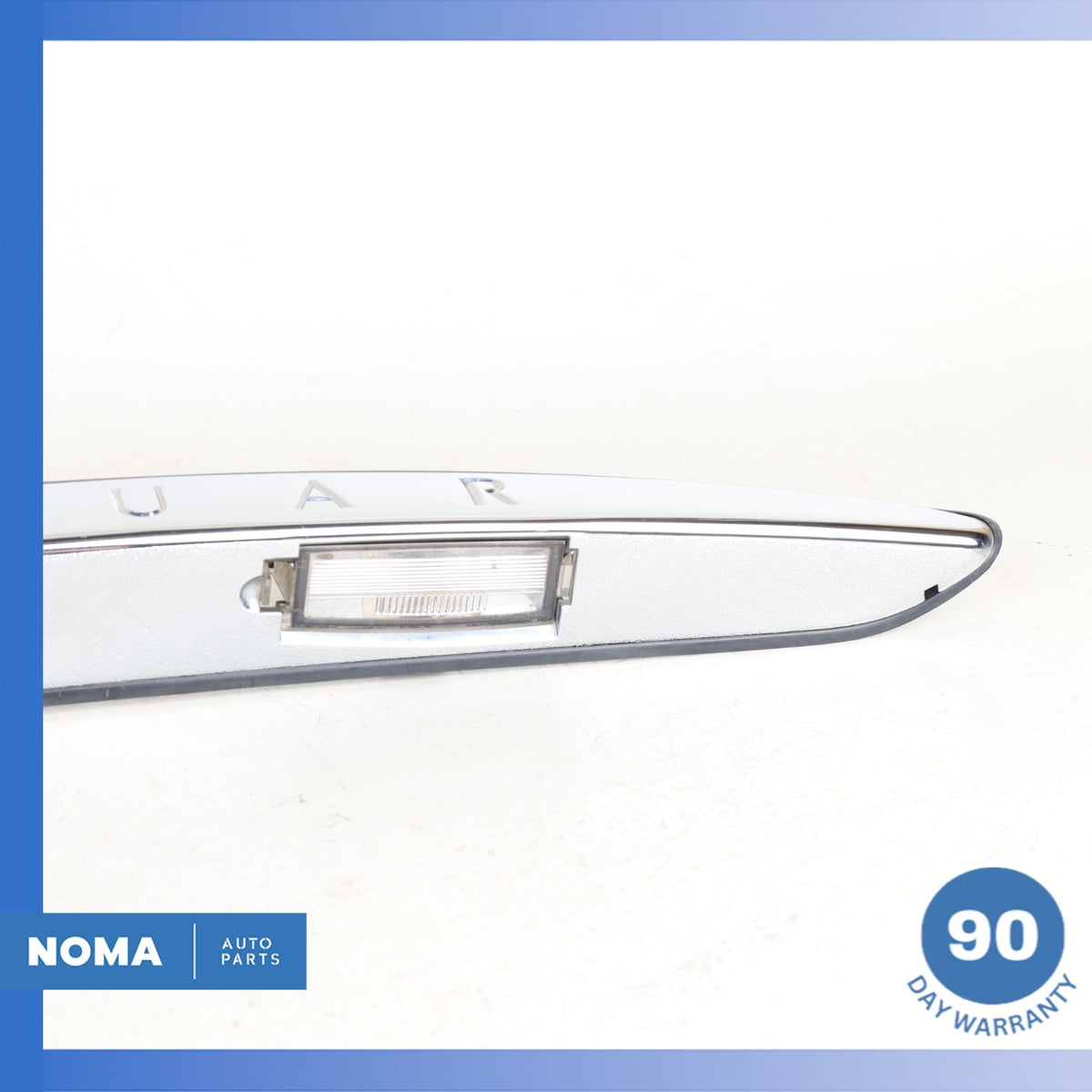 00-06 Jaguar X100 XK8 Rear Trunk Bezel License Plate Light Lamp Trim Chrome OEM - photo 8