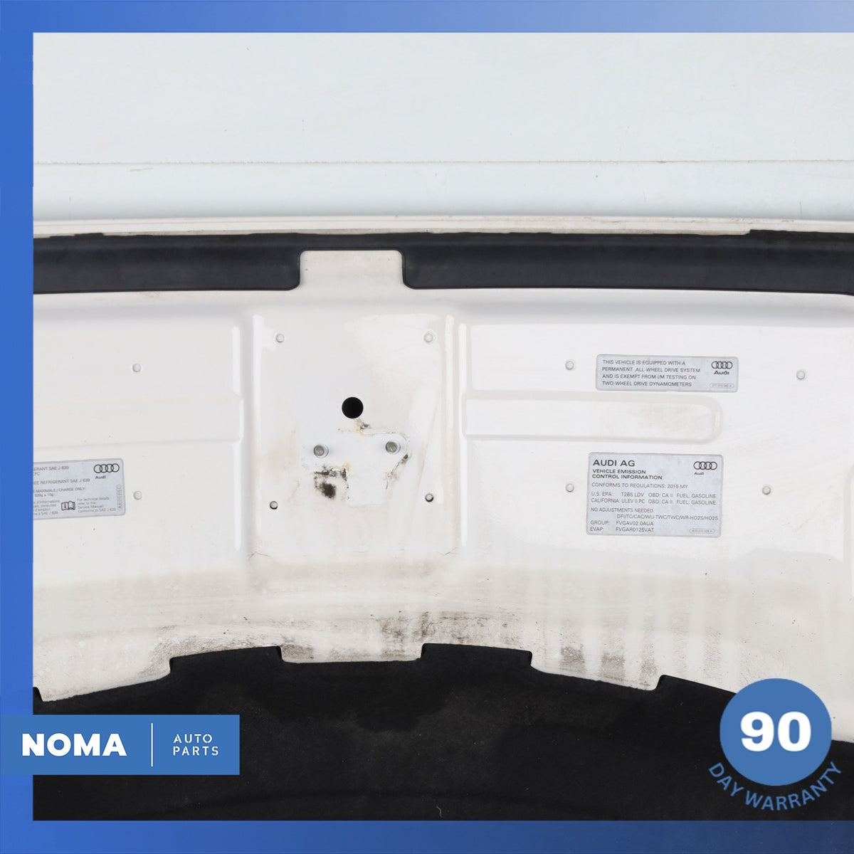 15-18 Audi 8U Q3 Hood Bonnet Cover Panel White 8U0823029B OEM - photo 15