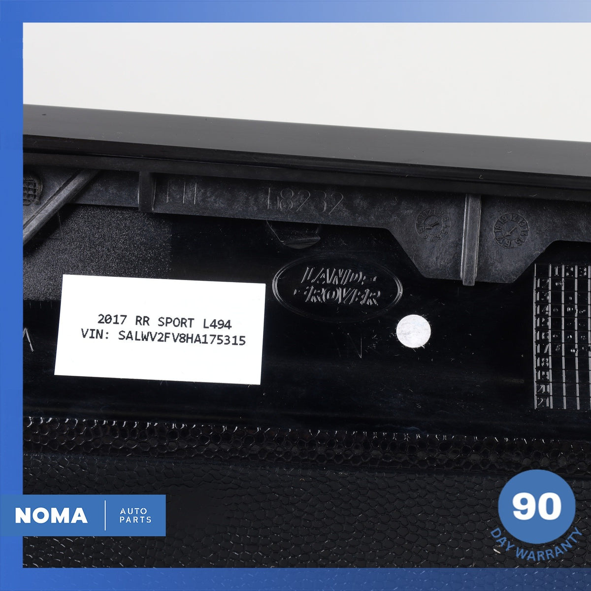 14-22 LR Range Rover Sport L494 Rear Left Side Exterior D-Pillar Molding OEM - photo 16
