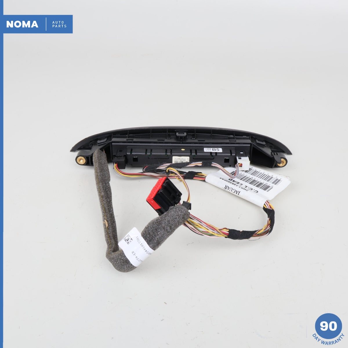 04-05 Jaguar XJ8 XJR X350 Dash Heated Seat Hazard Light Switch w/ Harness OEM - photo 5