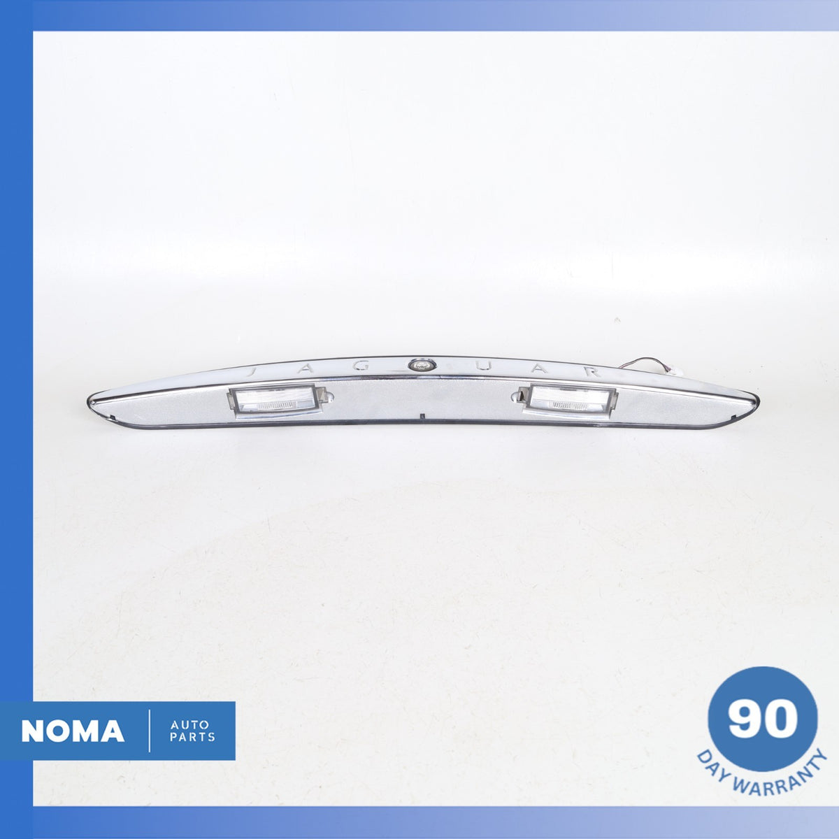 00-06 Jaguar X100 XKR Rear Trunk Bezel License Plate Light Lamp Trim Chrome OEM - photo 7